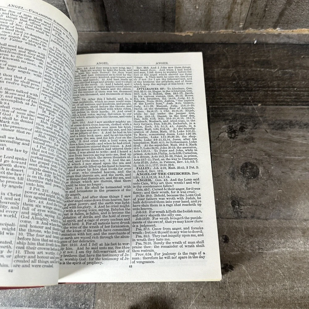 Naves Topical Bible Digest of The Holy Scriptures Hardcover Printed 1971